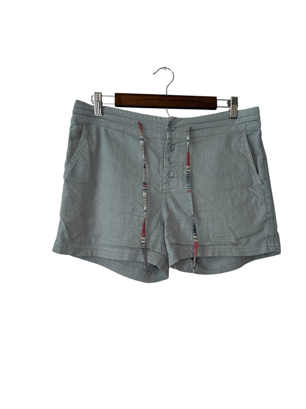 Gramicci Women’s Light Blue Drawstring Cotton Shorts Size XS